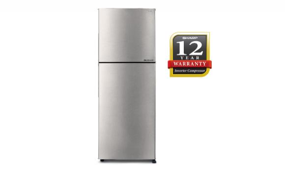 Sharp 320L 2 Door Refrigerator SJ3222MSS (Silver) - Click Image to Close